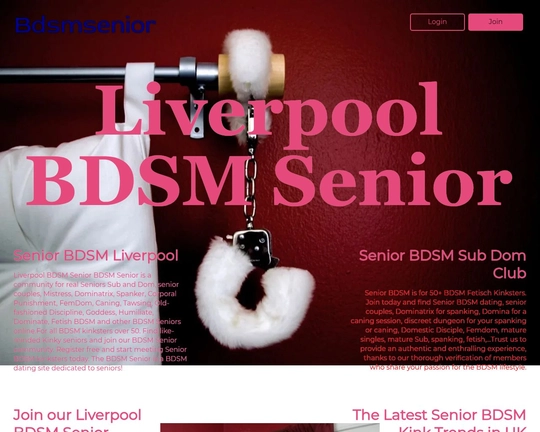 Senior BDSM Liverpool