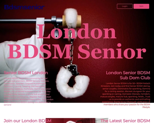 Senior BDSM London